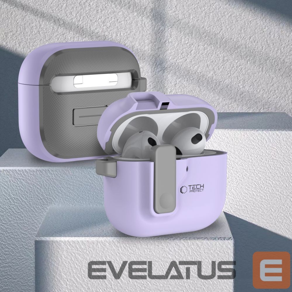 Другие товары Tech-Protect Tech-Protect Slim Hook Case for AirPods 4 - Purple