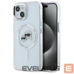 Другие товары Karl Lagerfeld  Karl Lagerfeld IML Metal Karl&Choupette Head MagSafe iPhone 15 Case - White 