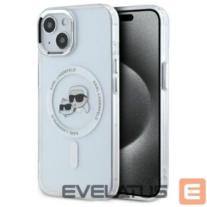 Другие товары Karl Lagerfeld  Karl Lagerfeld IML Metal Karl&Choupette Head MagSafe iPhone 15 Case - White 