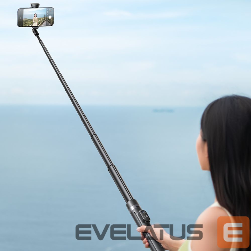 Фото и видео аксессуар Wozinsky Selfie stick Wozinsky WRZP1 with automatically extendable legs, tripod function, 1.7m - black