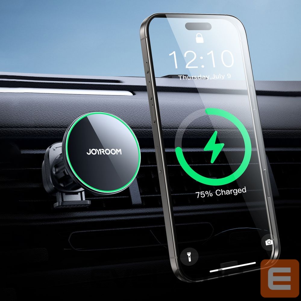 Авто держатель Joyroom Joyroom JR-ZS412 holder with Qi2 15W charger, car, for air vent - black