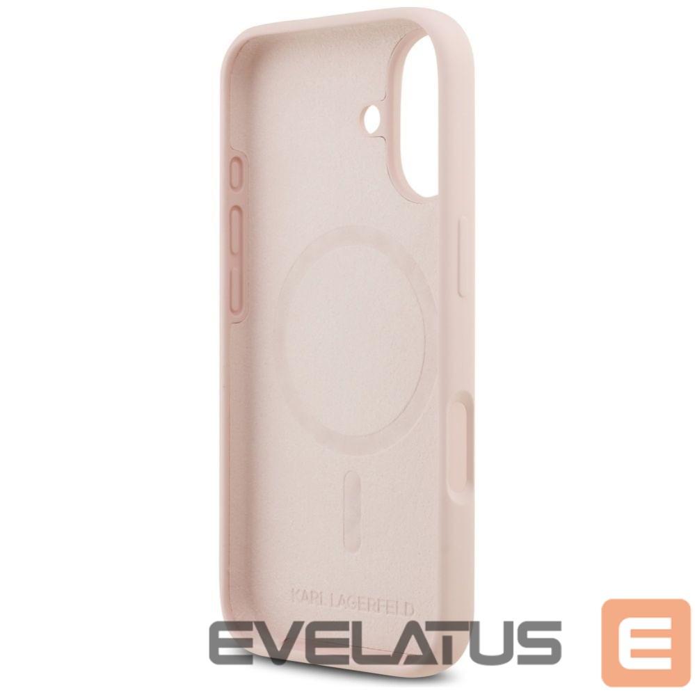 Другие товары Karl Lagerfeld Karl Lagerfeld Silicone Karl&Choupette Ring MagSafe Case for iPhone 17 - Pink