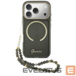 Другие товары Guess  Guess IML Glitters Script Strap MagSafe Case for iPhone 17 Pro - Black 