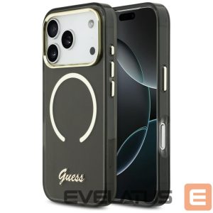 Другие товары Guess  Guess IML Script Metal MagSafe Case for iPhone 17 - Black 
