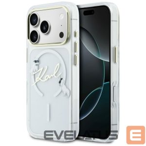 Другие товары Karl Lagerfeld  Karl Lagerfeld IML Choupettes Karl Script Logo MagSafe Case for iPhone 17 Pro Max - Clear 