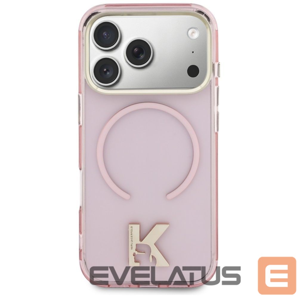 Другие товары Karl Lagerfeld Karl Lagerfeld IML K Head Logo MagSafe Case for iPhone 17 Pro - Pink