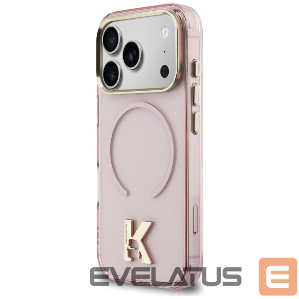 Другие товары Karl Lagerfeld Karl Lagerfeld IML K Head Logo MagSafe Case for iPhone 17 Pro - Pink