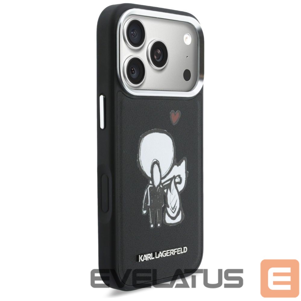 Другие товары Karl Lagerfeld Karl Lagerfeld Karl & Choupette Back Logo MagSafe Case for iPhone 17 Pro - Black