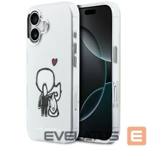 Другие товары Karl Lagerfeld  Karl Lagerfeld Karl & Choupette Back MagSafe Case for iPhone 17 - Clear 