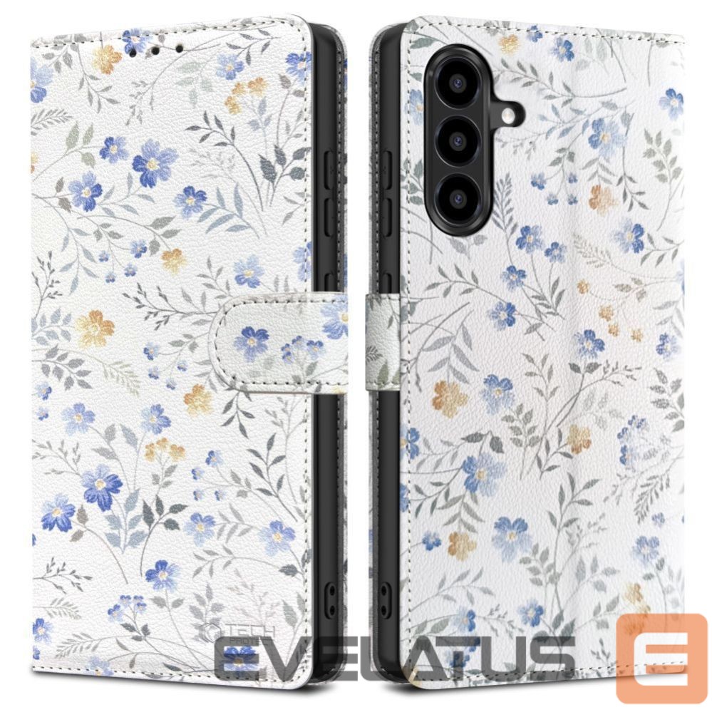 Другие товары Tech-Protect Tech-Protect Wallet Case for Samsung Galaxy A57 5G - Colorful Flowers