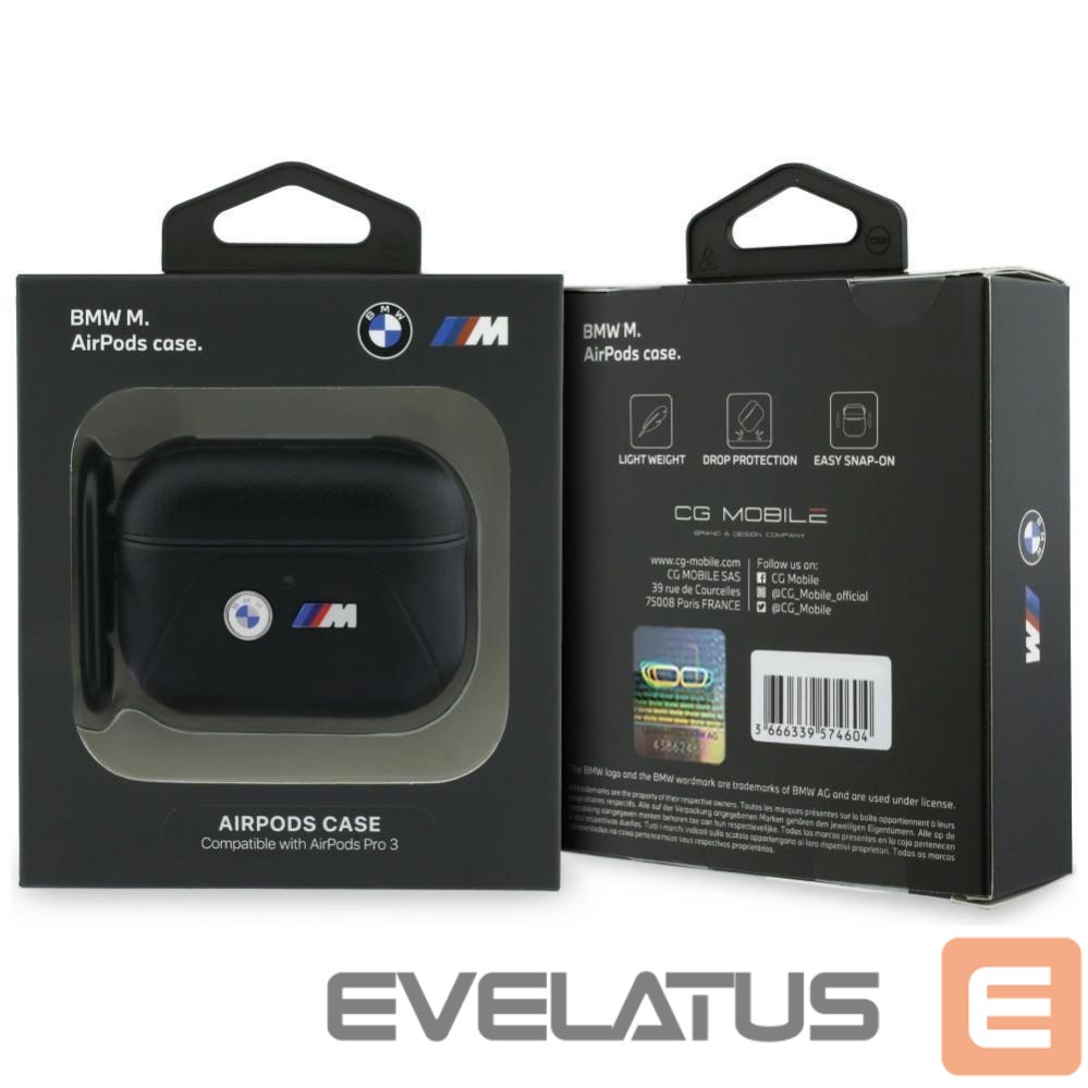 Другие товары BMW BMW Curved Line Case for AirPods Pro 3 - Black
