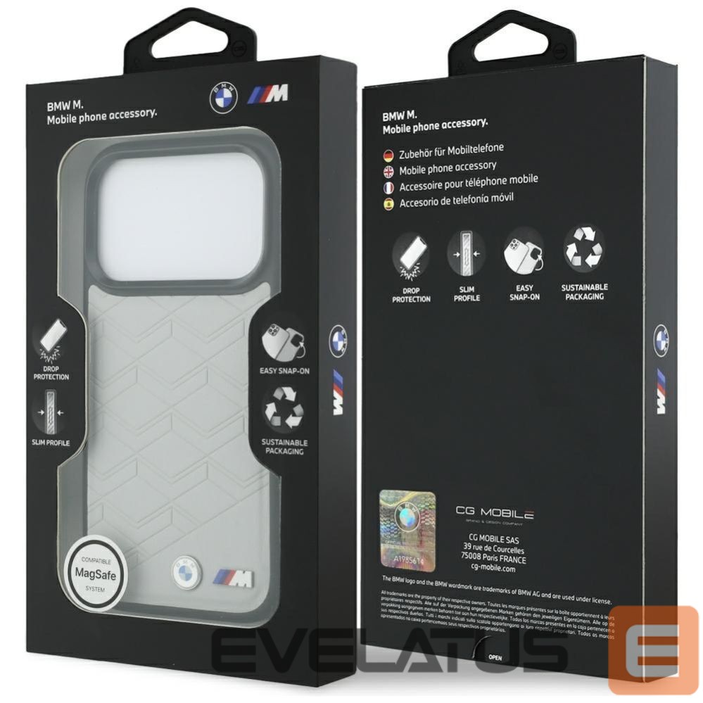Другие товары BMW BMW M Shape Logo MagSafe Case for iPhone 17 Pro Max - Gray