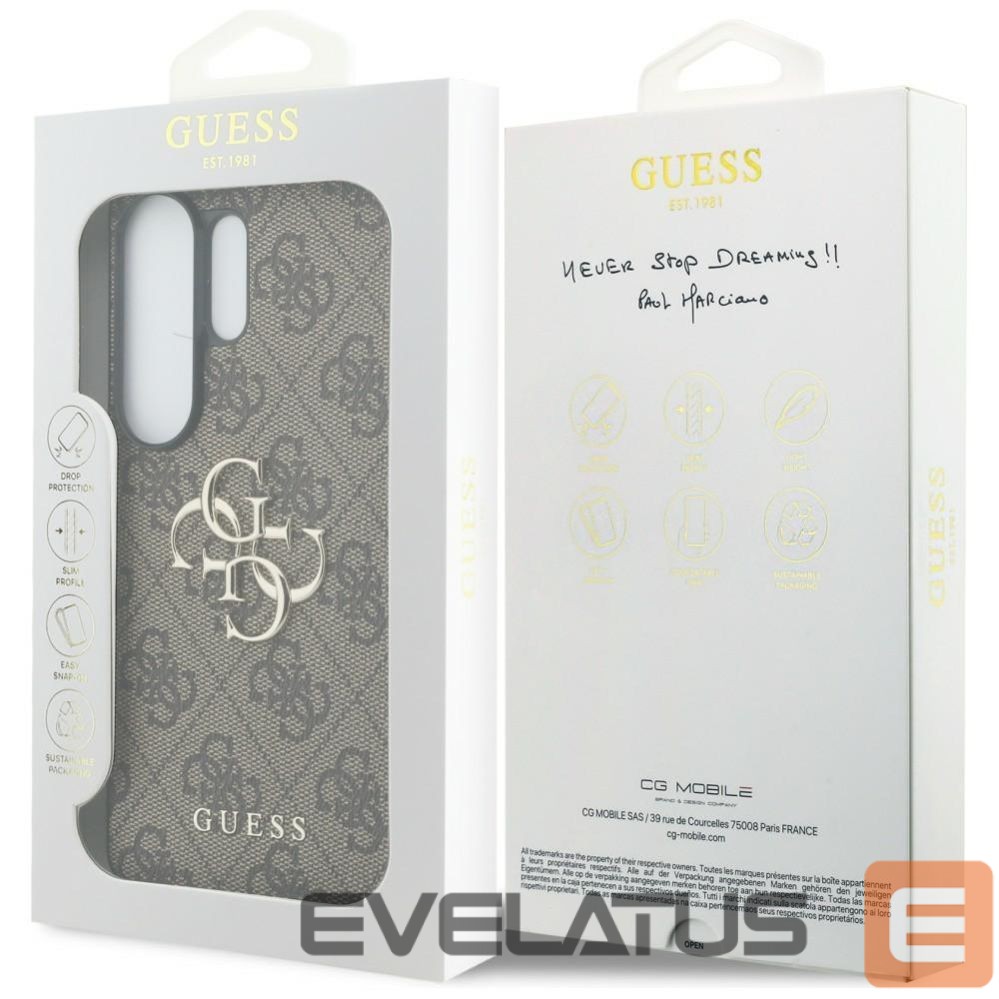 Другие товары Guess Guess 4G Big Metal Logo Case for Samsung Galaxy S26 Ultra - Brown