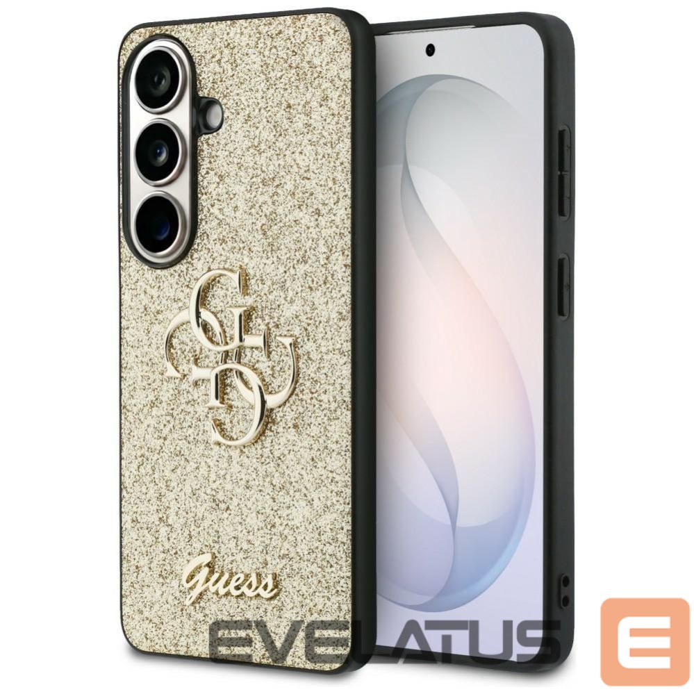 Другие товары Guess Guess Fixed Glitter Big 4G Metal Logo case for Samsung Galaxy S26 - gold