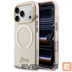 Другие товары Guess  Guess IML Script Metal MagSafe Case for iPhone 17 Pro Max - Pink 
