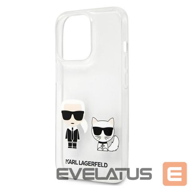 Другие товары Karl Lagerfeld Karl Lagerfeld Transparent Karl & Choupette Case for iPhone 13 Pro / 13 - Transparent
