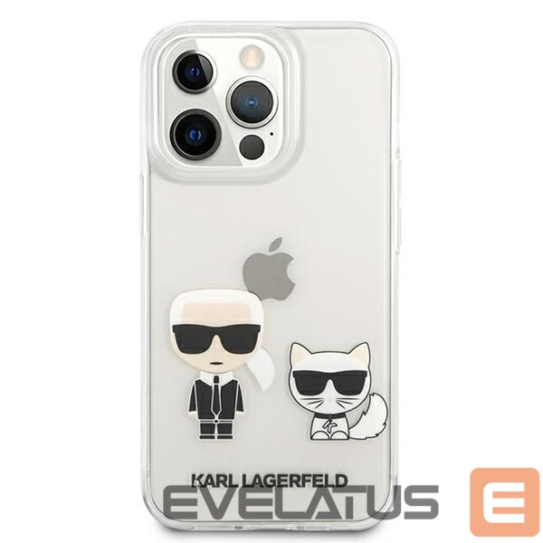 Другие товары Karl Lagerfeld Karl Lagerfeld Transparent Karl & Choupette Case for iPhone 13 Pro / 13 - Transparent