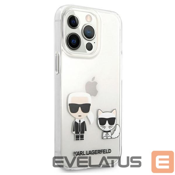 Другие товары Karl Lagerfeld Karl Lagerfeld Transparent Karl & Choupette Case for iPhone 13 Pro / 13 - Transparent