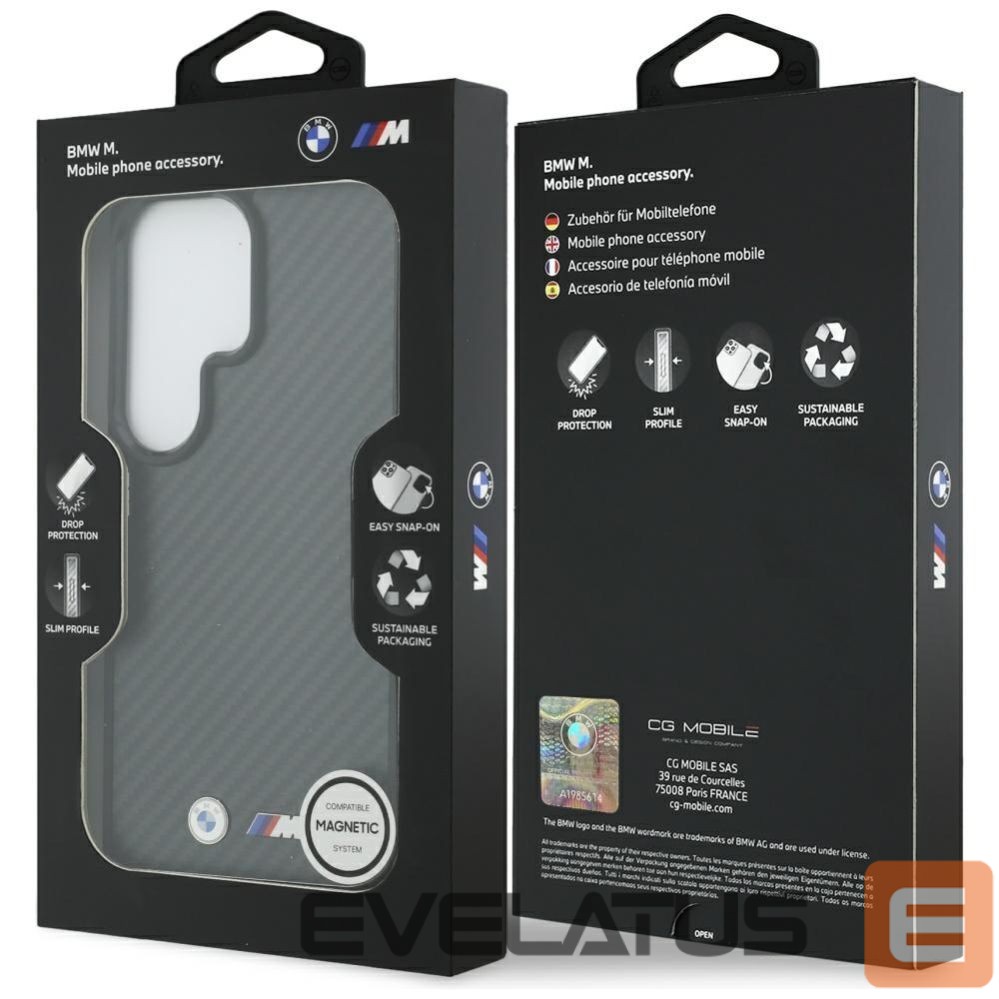 Другие товары BMW BMW M Kevlar Logo MagSafe Case for Samsung Galaxy S26 Ultra - Black