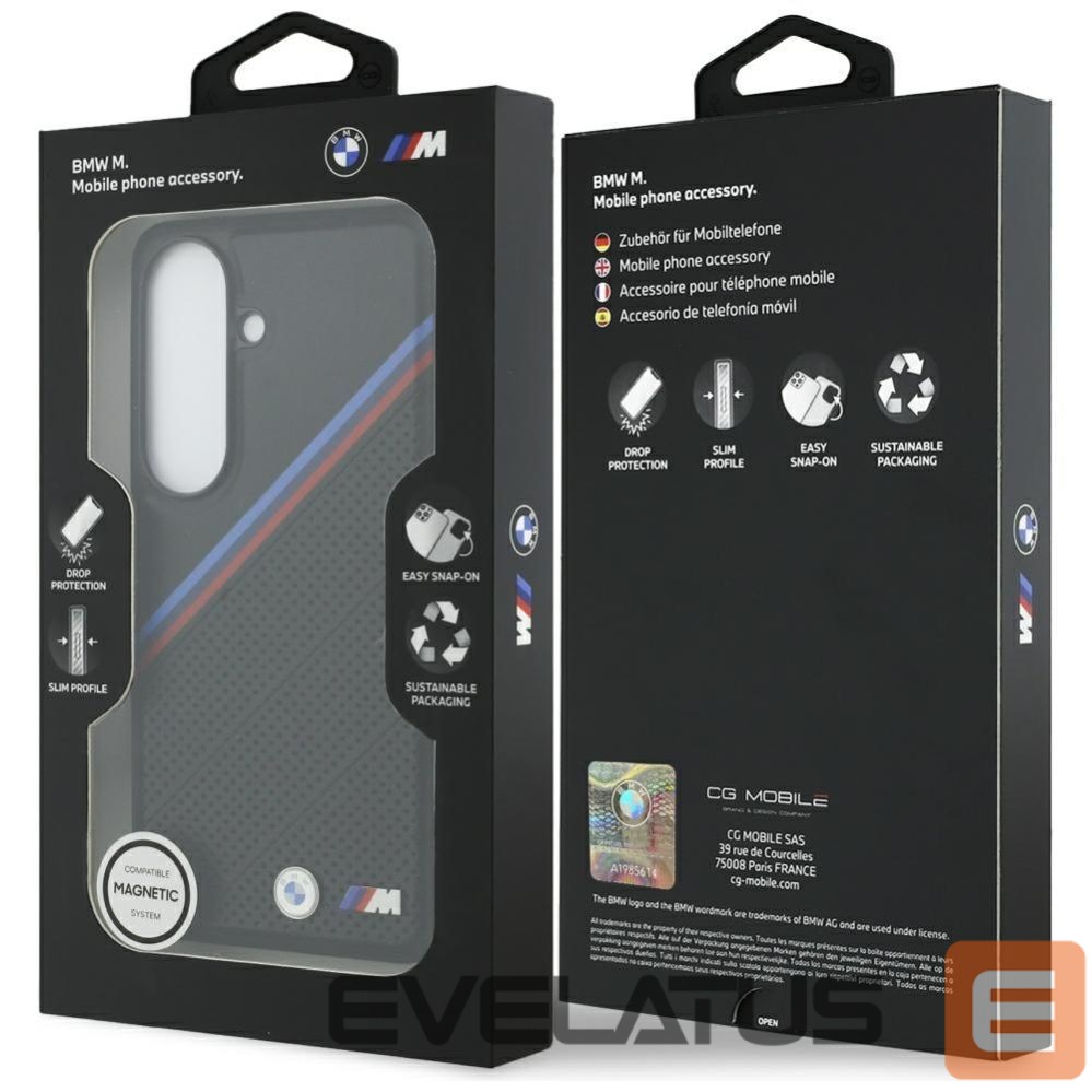 Другие товары BMW BMW Tricolor Metal Logo MagSafe Case for Samsung Galaxy S26 - Black