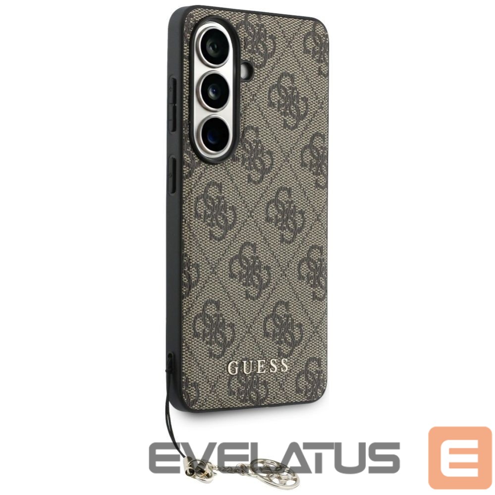 Другие товары Guess Guess 4G Classic Logo Charm MagSafe Case for Samsung Galaxy S26 - Brown