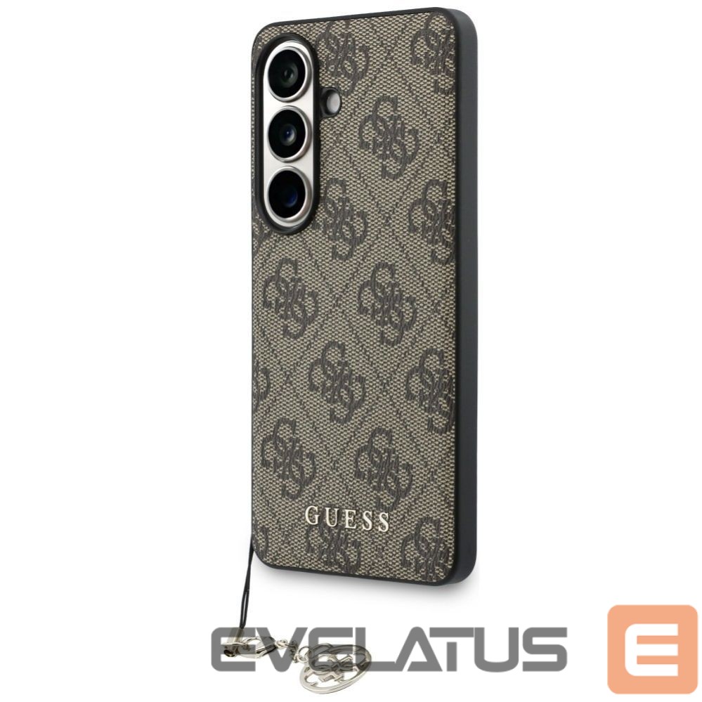Другие товары Guess Guess 4G Classic Logo Charm MagSafe Case for Samsung Galaxy S26 - Brown