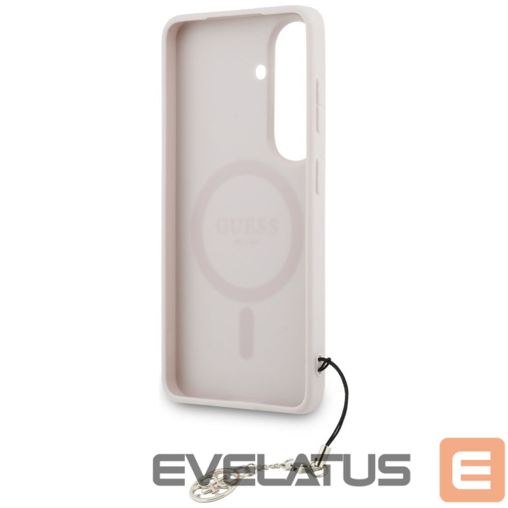 Другие товары Guess Guess 4G Classic Logo Charm MagSafe Case for Samsung Galaxy S26 - Pink