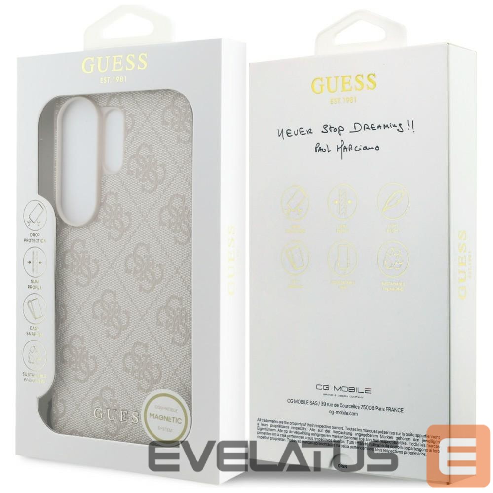 Другие товары Guess Guess 4G Classic Logo Charm MagSafe Case for Samsung Galaxy S26 Ultra - Pink