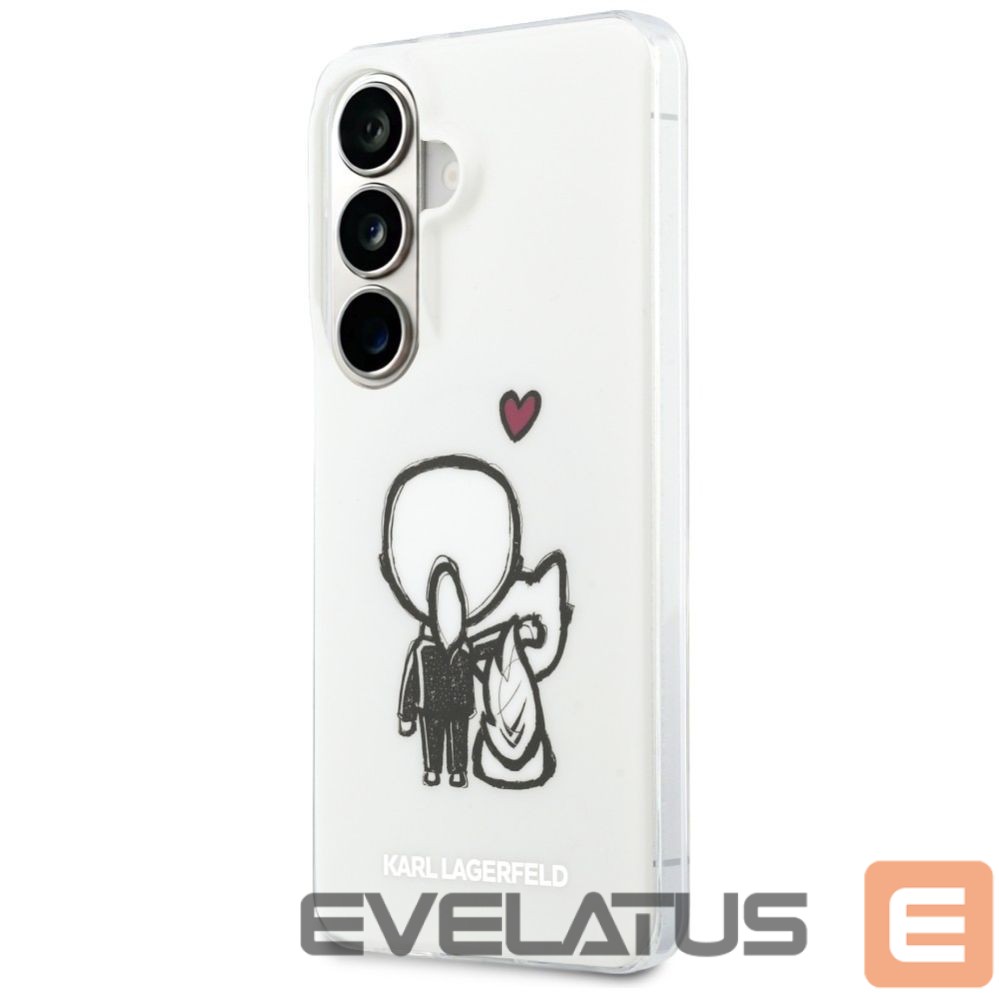Другие товары Karl Lagerfeld Karl Lagerfeld IML Karl&Choupette MagSafe Case for Samsung Galaxy S26 - Transparent