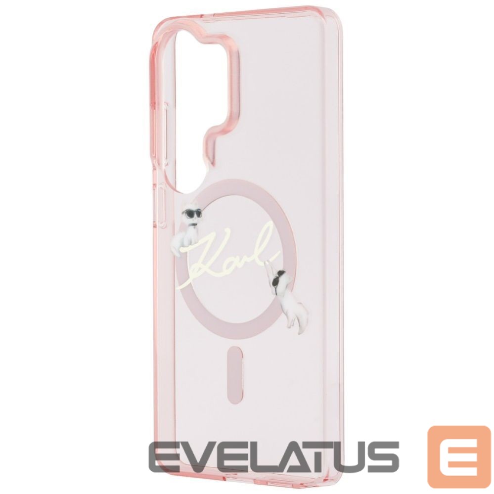 Другие товары Karl Lagerfeld Karl Lagerfeld IML KC Script MagSafe Case for Samsung Galaxy S26 Ultra - Pink
