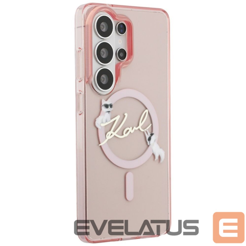 Другие товары Karl Lagerfeld Karl Lagerfeld IML KC Script MagSafe Case for Samsung Galaxy S26 Ultra - Pink