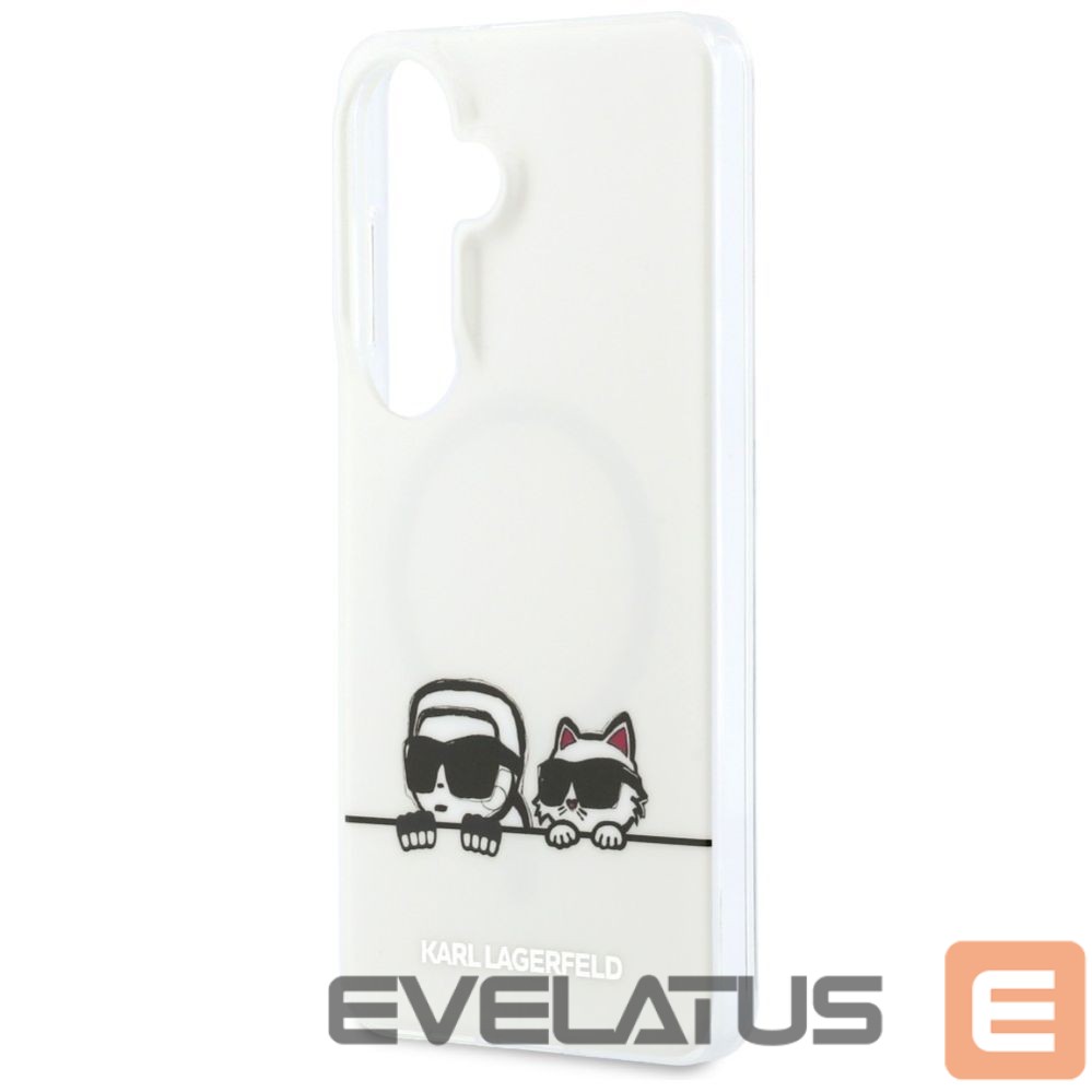 Другие товары Karl Lagerfeld Karl Lagerfeld IML Peekaboo Karl&Choupette MagSafe Case for Samsung Galaxy S26 Plus - Transparent