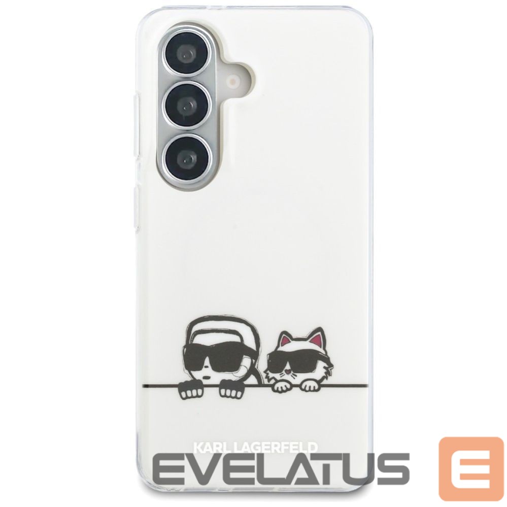 Другие товары Karl Lagerfeld Karl Lagerfeld IML Peekaboo Karl&Choupette MagSafe Case for Samsung Galaxy S26 Plus - Transparent