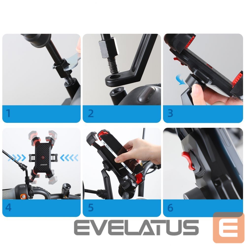 Авто держатель Joyroom Joyroom motorcycle phone holder black (JR-ZS288-m)