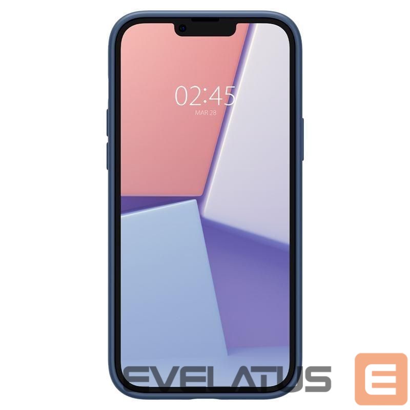 Чехол на заднюю панель Spigen Spigen Silicone Fit Mag Case with MagSafe for iPhone 14 Plus - Blue