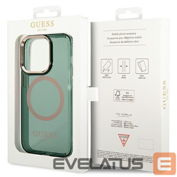 Чехол на заднюю панель Guess Green