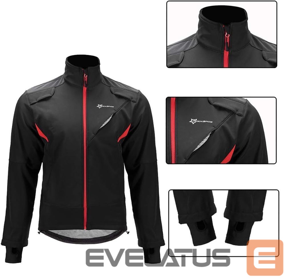 Другие Rockbros Rockbros YPW021 Windproof Cycling Sports Jacket Size L - Black