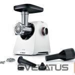 Мясорубка Bosch  MFWS607W Meat mincer, Power 2100 W, White 