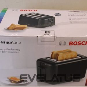 Тостер Bosch  SALE OUT.  TAT3P423 Toaster, Black |  DesignLine Toaster | TAT3P423 | Power 970 W | Number of slots 2 | Housing material Stainless steel | Black | DAMAGED PACKAGING 