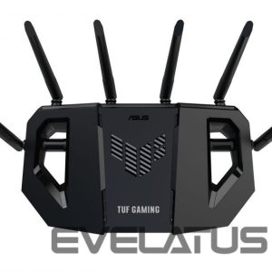 Роутер Asus  | Dual Band WiFi 7 Extendable Gaming Router | TUF Gaming BE6500 | 802.11be | 6500 Mbit/s | Ethernet LAN (RJ-45) ports 4 | Mesh Support Yes | MU-MiMO Yes | Antenna type External fixed | 1 