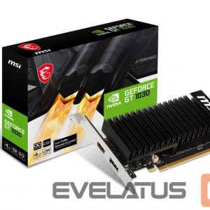 Графическая карта / Видеокарты MSI  GeForce GT 1030 4GHD4 LP OC | NVIDIA | 4 GB | GeForce GT 1030 | DDR4 | HDMI ports quantity 1 | PCI Express 3.0 x16 (uses x4) 