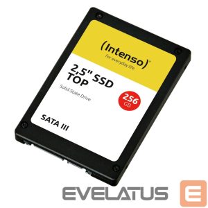 Жесткий диск SSD Intenso  SSD||256GB|SATA 3.0|SLC|Write speed 500 MBytes/sec|Read speed 520 MBytes/sec|2,5"|3812440 