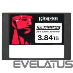 Жесткий диск SSD Kingston  SSD||3840 GB|Serial ATA III|2.5"|Write speed 530 MB/s|7008xTBW rating|MTBF 2000000 h|Read speed 560 MB/s|SEDC600ME/3840G 