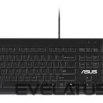 Компьютерная клавиатура Asus  KEYBOARD KU100 BLACK/EST 90XB05E0-BKB050 