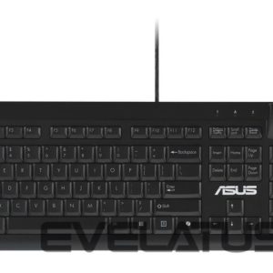 Компьютерная клавиатура Asus  KEYBOARD KU100 BLACK/EST 90XB05E0-BKB050 