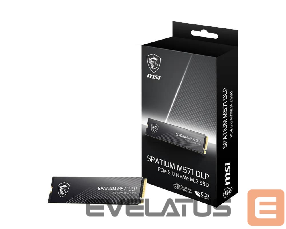 Жесткий диск SSD MSI SSD||1400xTBW rating|MTBF 1500000 h|Read speed 14500 MB/s|Write speed 11000 MB/s|NVMe Yes|PCI Express 5.0|M.2|2000 GB|SPATIUM M571 DLP PCIe 5.0 NVMe M.2|S78-440Q1K0-P83
