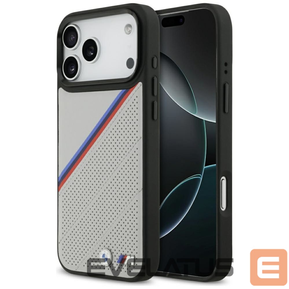 Другие товары BMW BMW M Tricolor Metal Logo MagSafe Case for iPhone 17 Pro Max - Gray