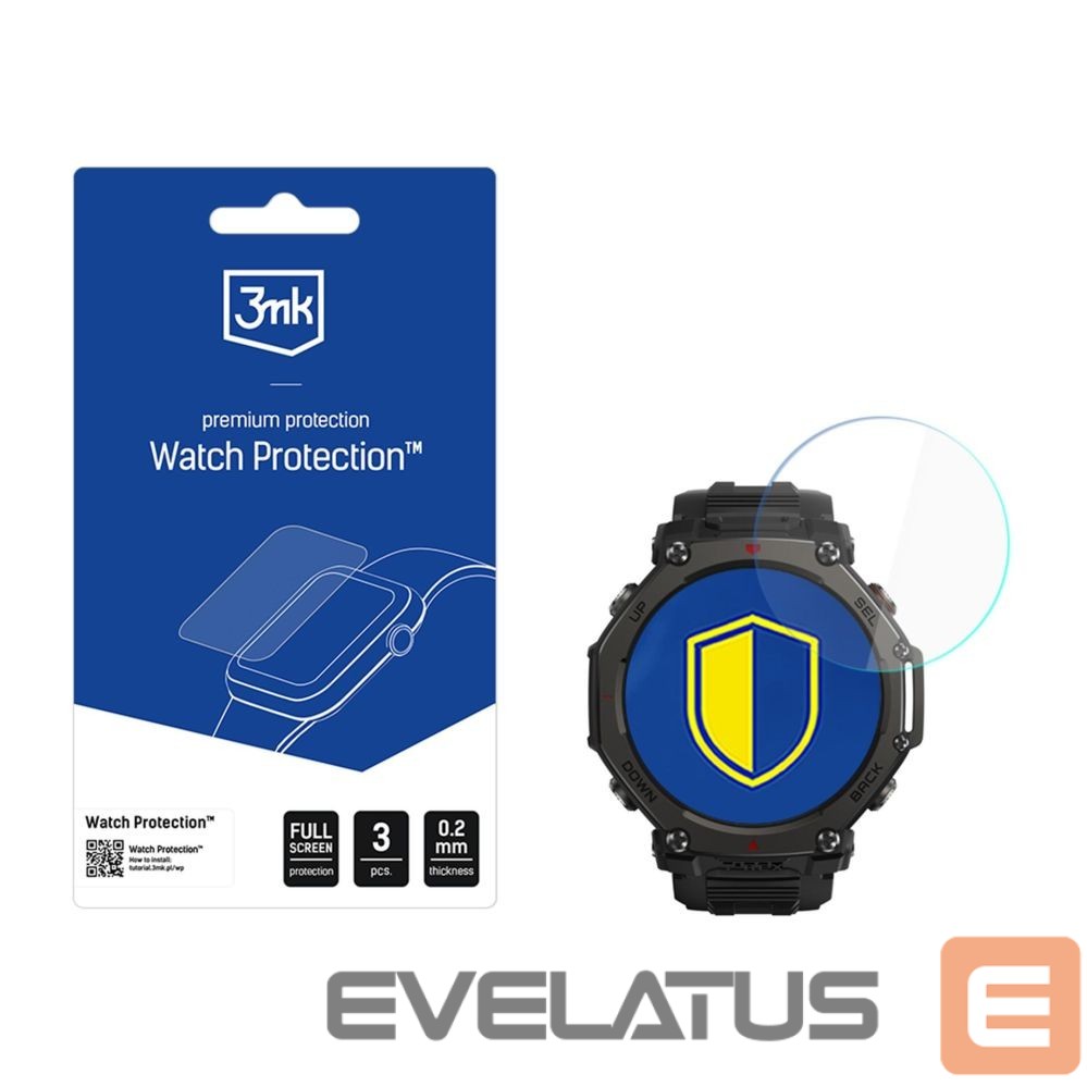 Другие товары 3MK Hybrid glass for the display of the smartwatch 3mk Watch Protection FlexibleGlass for Amazfit T-Rex 3 Pro 44mm