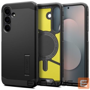 Другие товары Spigen  Spigen Tough Armor Mag MagSafe Case for Samsung Galaxy S25 FE - Black and Yellow 