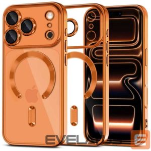 Другие товары Tech-Protect  Tech-Protect MagFlex MagSafe Case for iPhone 17 Pro - Transparent Orange 